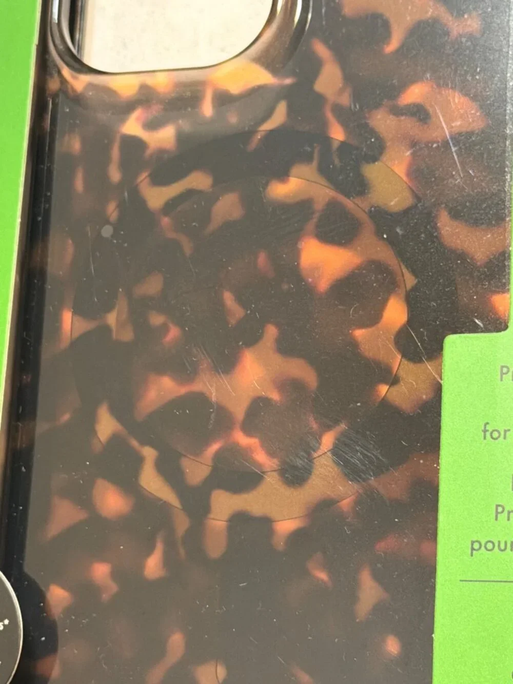 Kate Spade New York Protective Case MagSafe iPhone 15/14/13 Tortoiseshell NEW